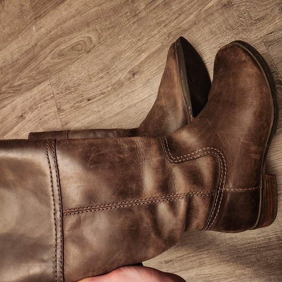 Brown Leather Riding Boots - Picture 2 of 4